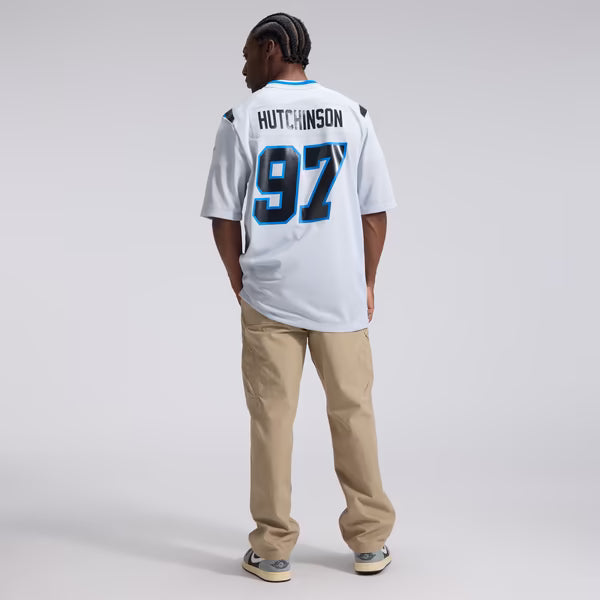 Aidan Hutchinson Detroit Lions Nike 2026 Rivalries Collection Game Jersey - Silver