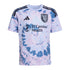 Adidas San Jose Earthquakes Youth 2026 The Dead Kit Replica Custom Jersey Light Blue