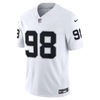 Maxx Crosby Las Vegas Raiders Nike Vapor F.U.S.E. Stitched Limited Jersey - White