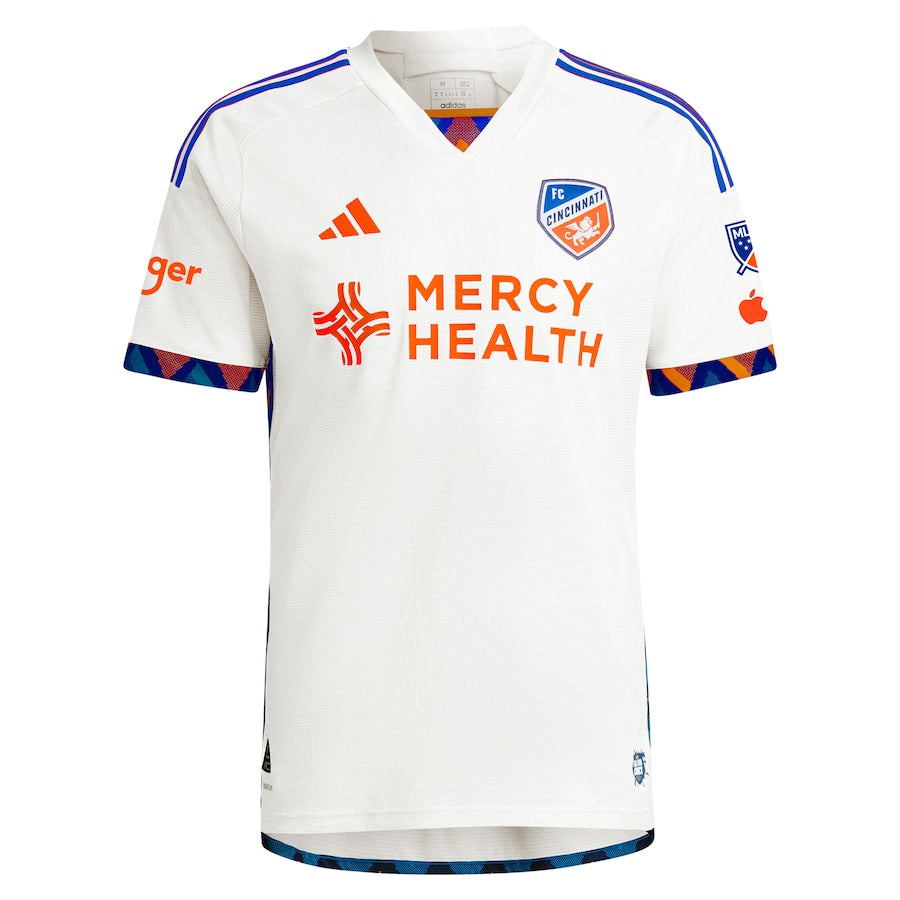 Miles Robinson FC Cincinnati adidas 2024 The Canvas Kit Authentic Player Jersey - White - Jersey Teams World