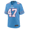 Jalen McMurray Tennessee Titans Nike Team Game Jersey - Light Blue