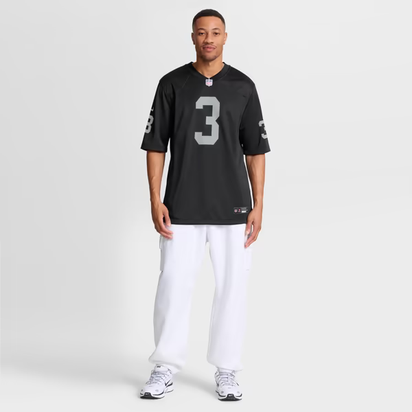 Taron Johnson Las Vegas Raiders Nike Team Game Jersey - Black