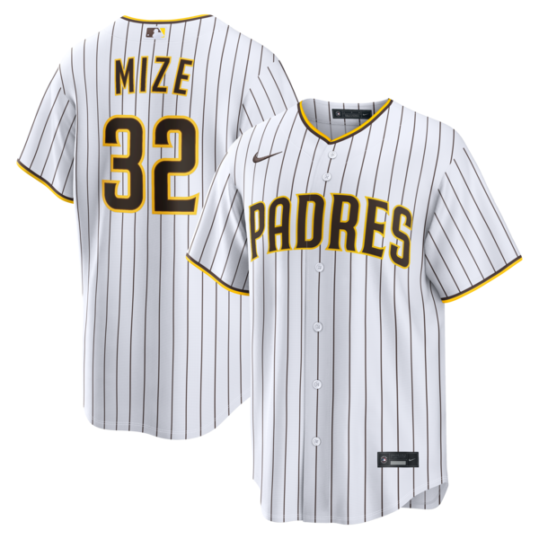 Casey Mize San Diego Padres Nike Home Replica Jersey - White