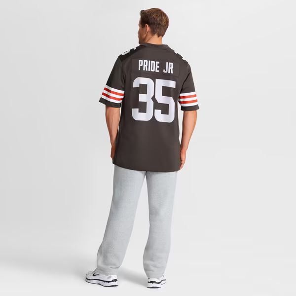 Toriano Pride Jr. Cleveland Browns Nike Team Game Jersey - Brown