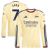 Bukayo Saka Arsenal adidas 2026/27 Third Replica Long Sleeve Jersey - Yellow