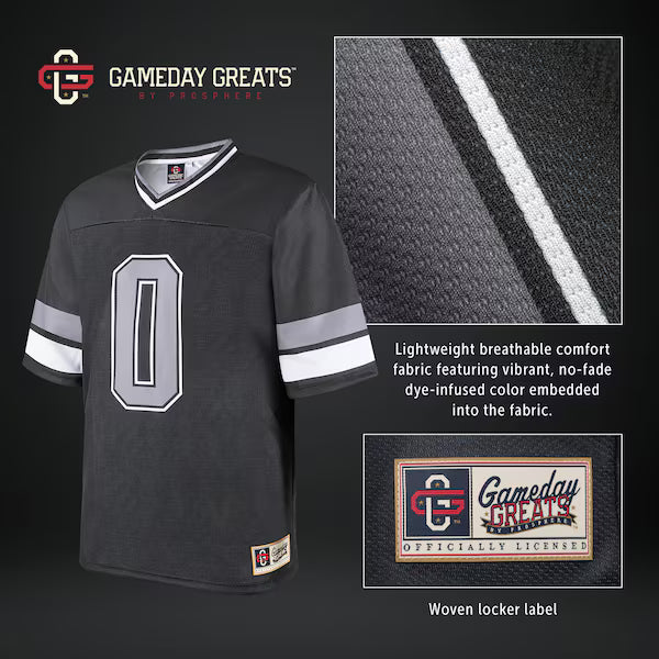 Oklahoma Sooners GameDay Greats Unisex Lightweight Collegiate Baseball Americana Fashion Jersey - White