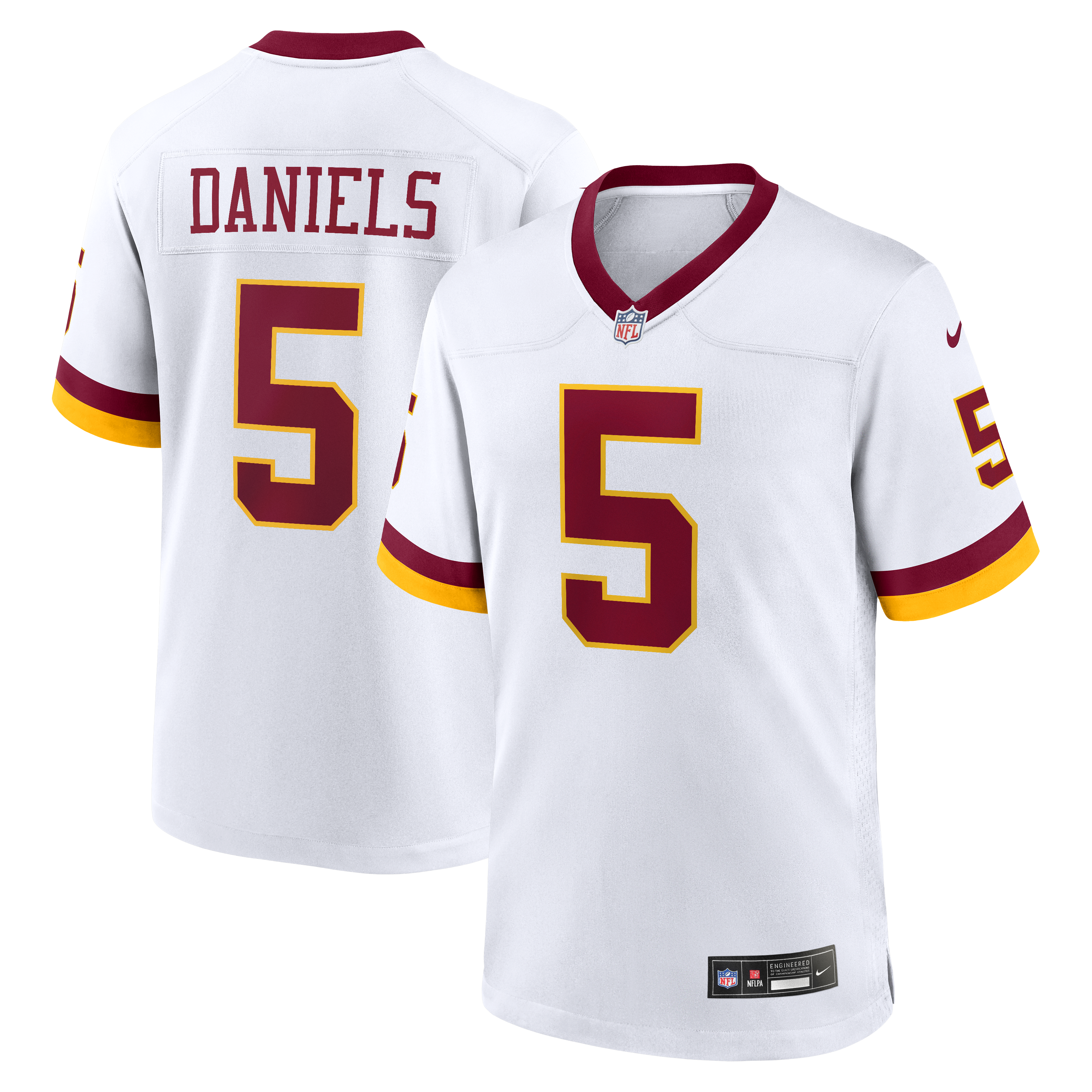 Nike Washington Commanders Jayden Daniels Alternate Game Jersey Black