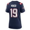 Kobee Minor New England Patriots Nike Women's Team Game Jersey - Navy