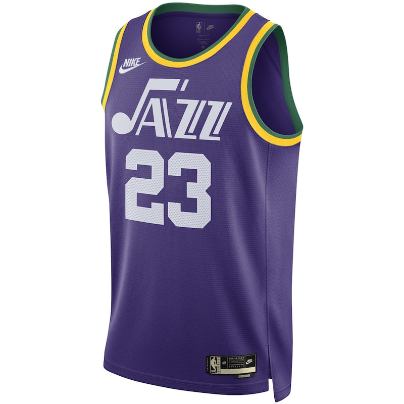 Lauri Markkanen Utah Jazz Nike Unisex 2023/24 Swingman  Jersey - Classic Edition - Purple