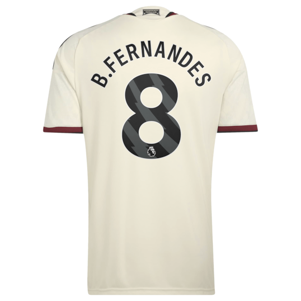 Bruno Fernandes Manchester United adidas 2026/27 Third Replica Jersey - Cream