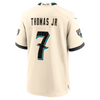 Brian Thomas Jr. Jacksonville Jaguars Nike 2026 Rivalries Collection Game Jersey - Natural