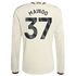 Kobbie Mainoo Manchester United adidas 2026/27 Third Replica Long Sleeve Jersey - Cream
