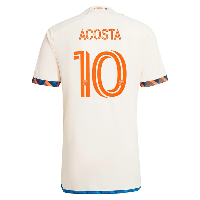 Luciano Acosta FC Cincinnati adidas 2024 The Canvas Kit  Player Jersey - White