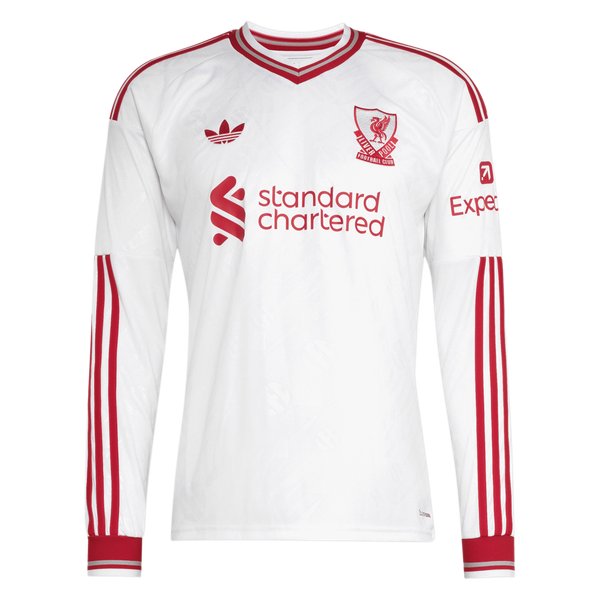 Alexander Isak Liverpool adidas 2026/27 Away Replica Long Sleeve Jersey - White