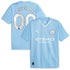 Manchester City Puma 2023/24 Home Custom Jersey - Sky Blue - Jersey Teams World
