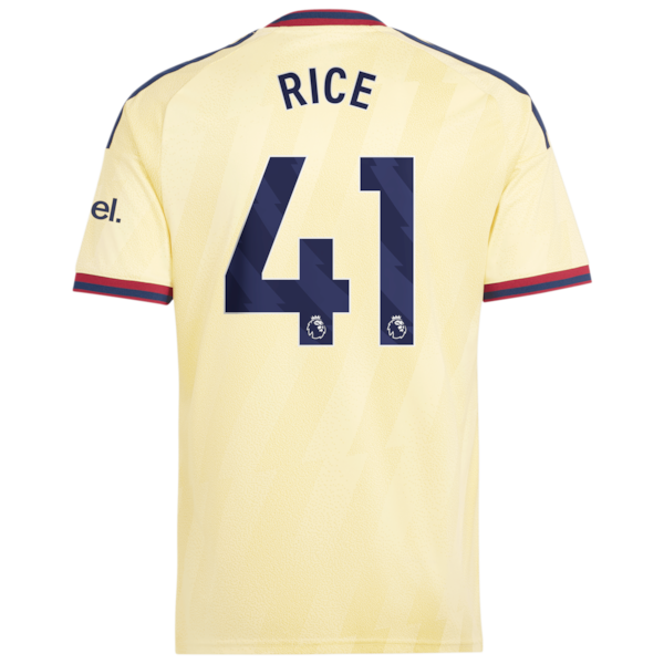 Declan Rice Arsenal adidas 2026/27 Third Replica Jersey - Yellow