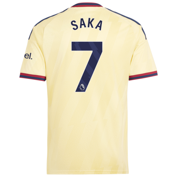 Bukayo Saka Arsenal adidas 2026/27 Third Replica Jersey - Yellow