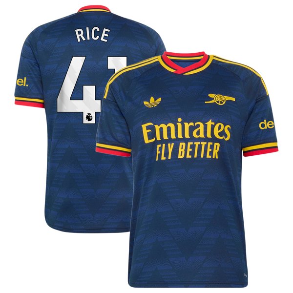 Declan Rice Arsenal adidas 2026/27 Away Replica Jersey - Navy