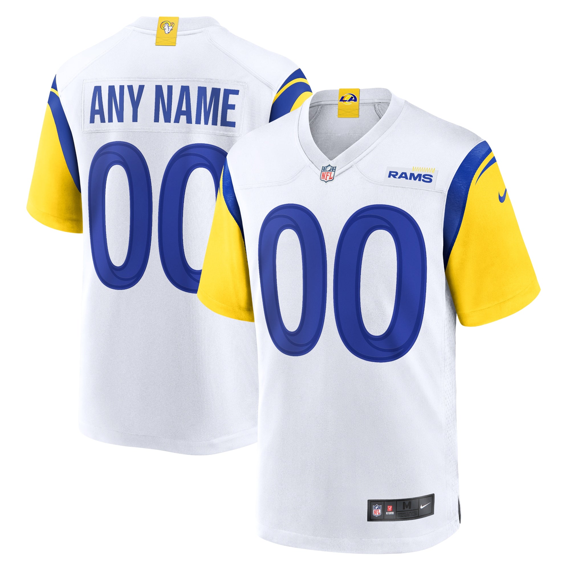 Nike Los Angeles Rams Custom Game Jersey Royal