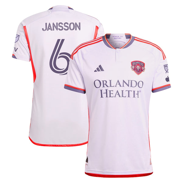 Robin Jansson Orlando City SC adidas 2024 Legacy Kit Authentic Player Jersey – Purple