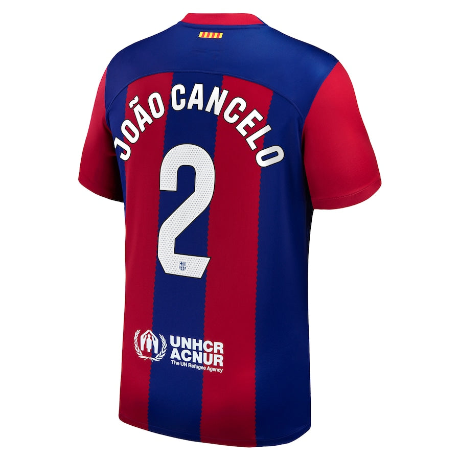 Joao Cancelo Barcelona Nike 2023/24 Home Stadium Player Jersey - Royal - Jersey Teams World