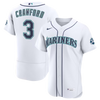 J.P. Crawford Seattle Mariners Nike Home 50th Season Authentic Jersey - White