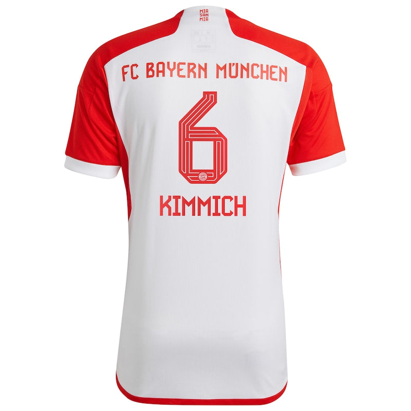 Joshua Kimmich Bayern Munich adidas 2023/24 Home Jersey - White