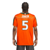 Andre Johnson Miami Hurricanes adidas Home It's Back Premier Jersey - Orange