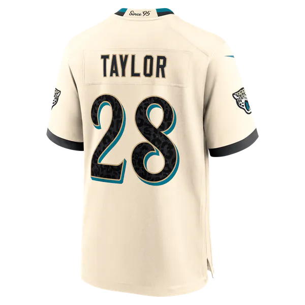 Fred Taylor Jacksonville Jaguars Nike 2026 Rivalries Collection Game Jersey - Natural