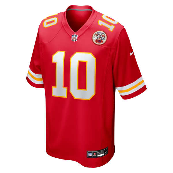 Emmett Johnson Kansas City Chiefs Nike Team Game Jersey - Red