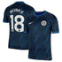 Christopher Nkunku Chelsea Nike 2023/24 Away Stadium  Player Jersey - Navy - Jersey Teams World