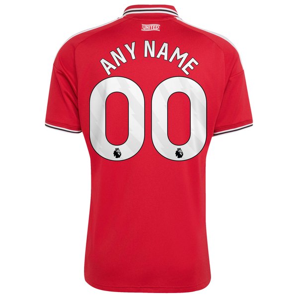 Manchester United adidas 2026/27 Home Replica Custom Jersey - Red