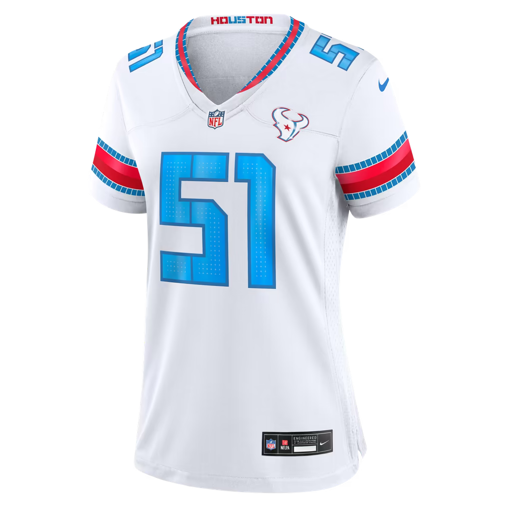 Will Anderson Jr. Houston Texans Nike Women's 2026 Rivalries Collection Game Jersey - White