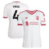 Virgil van Dijk Liverpool adidas 2026/27 Away Replica Jersey - White