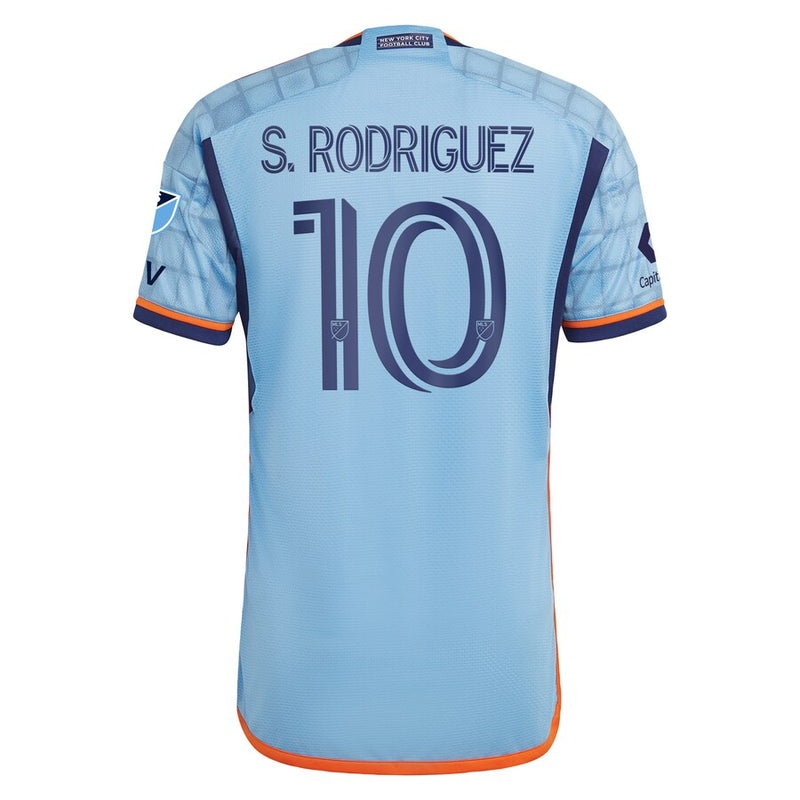 Santiago Rodríguez New York City FC adidas 2024 The Interboro Kit Authentic Player Jersey - Sky Blue