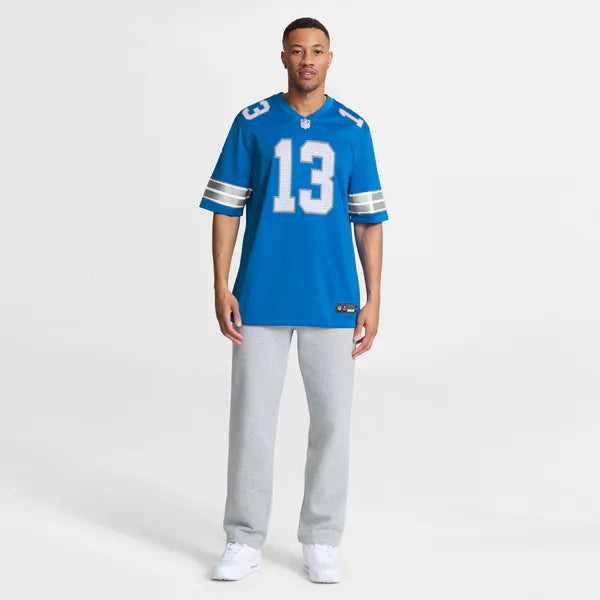 Jackson Meeks Detroit Lions Nike Team Game Jersey - Blue