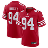 Romello Height San Francisco 49ers Nike Team Game Jersey - Scarlet