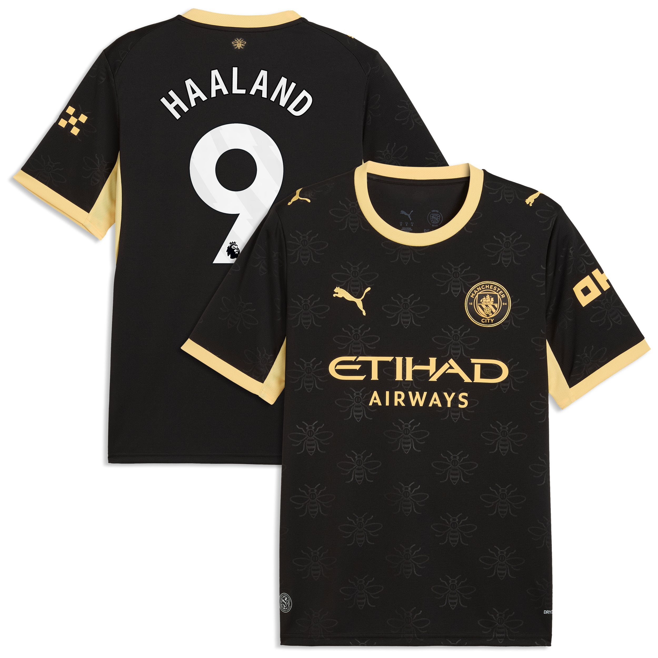 Erling Haaland Manchester City Puma 2026/27 Away Replica Jersey - Black
