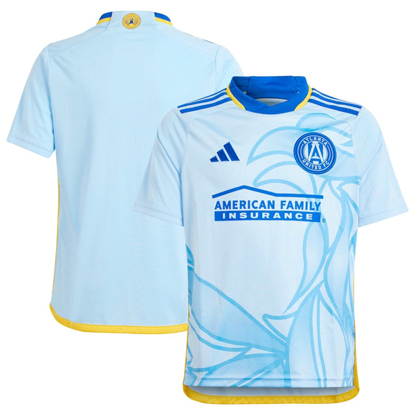 Atlanta United FC adidas  2024 The Resurgens Kit  Jersey - Light Blue