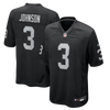Taron Johnson Las Vegas Raiders Nike Team Game Jersey - Black