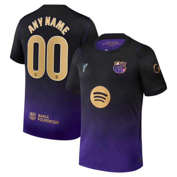 Barcelona Nike 2026/27 Away Stadium Replica Custom Jersey - Purple