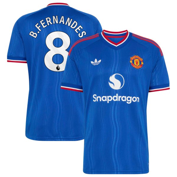 Bruno Fernandes Manchester United adidas 2026/27 Away Replica Jersey - Royal