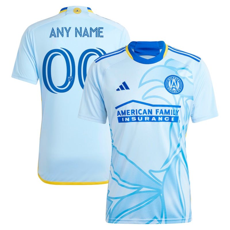 Atlanta United FC adidas 2024 The Resurgens Kit  Custom Jersey - Light Blue