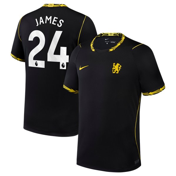 Reece James Chelsea Nike 2026/27 Away Stadium Replica Jersey - Black