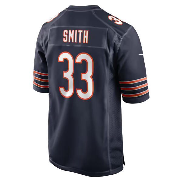 Keidron Smith Chicago Bears Nike Team Game Jersey - Navy
