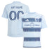 Adidas Sporting Kansas City Youth 2025 One KC Replica Custom Jersey Light Blue