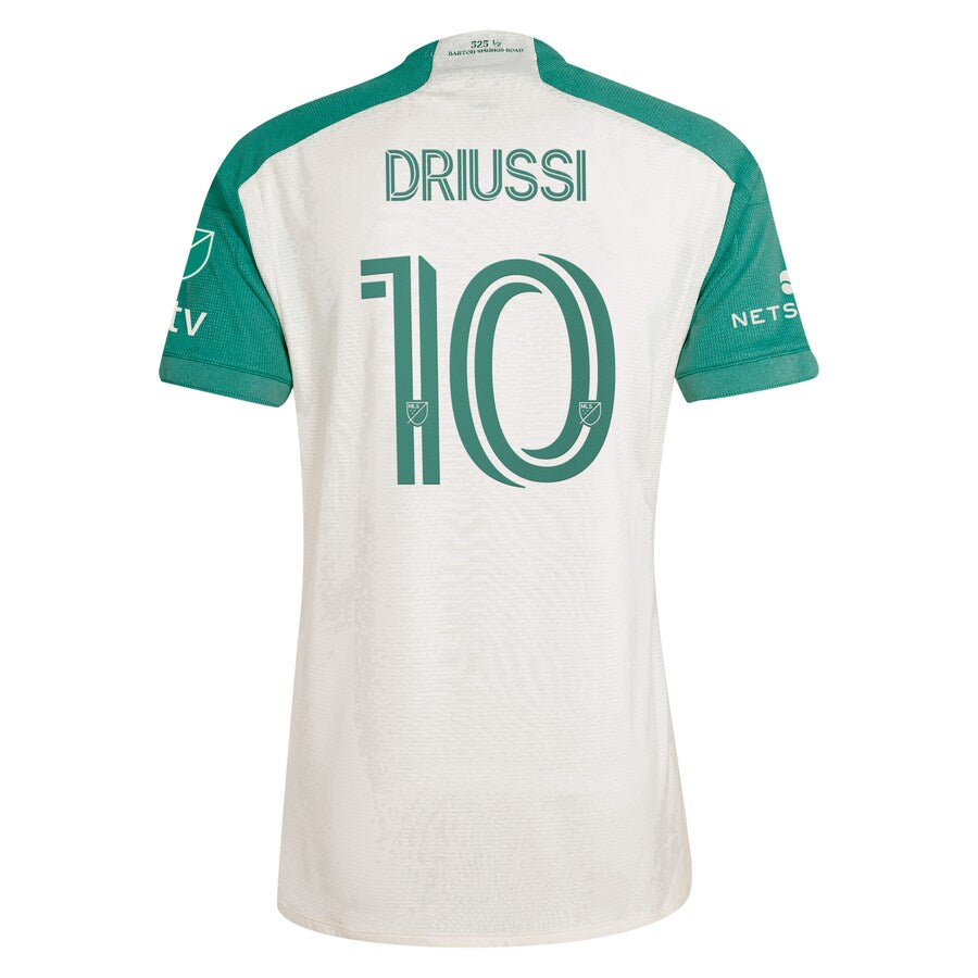 Sebastián Driussi Austin FC adidas 2024 The Armadillo Kit Authentic Player Jersey – Tan - Jersey Teams World
