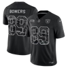 Brock Bowers Las Vegas Raiders Nike 2026 Salute to Service Stitched Limited Jersey - Black