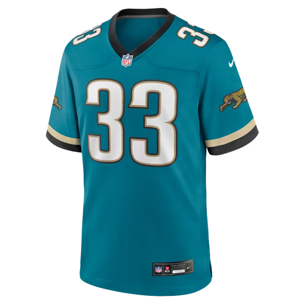 Bhayshul Tuten Jacksonville Jaguars Nike Alternate 2 Game Jersey - Teal