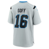 Jared Goff Detroit Lions Nike 2026 Rivalries Collection Game Jersey - Silver